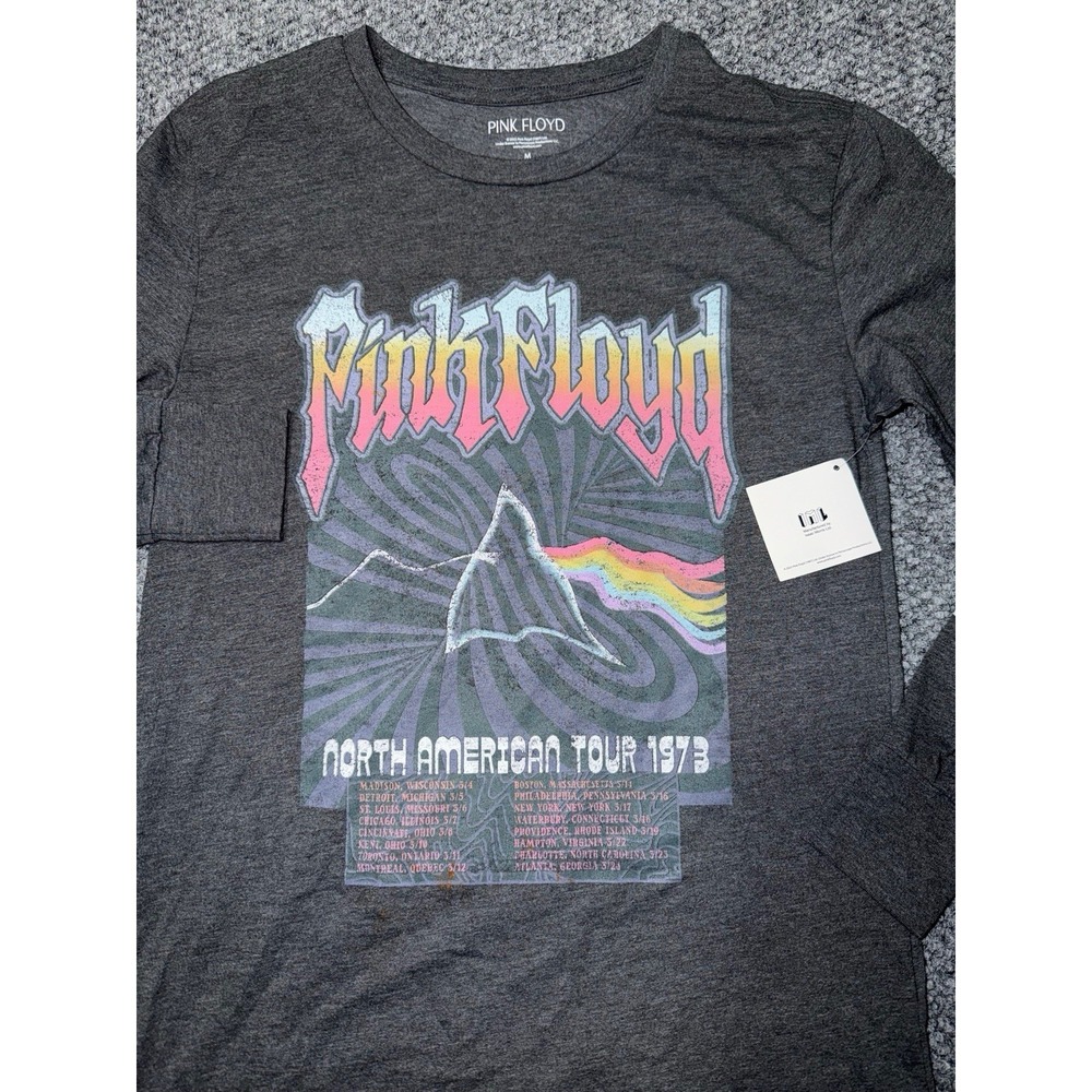 Pink Floyd North American Tour 1973 Long Sleeve Shirt Size M - Picture 2 of 7